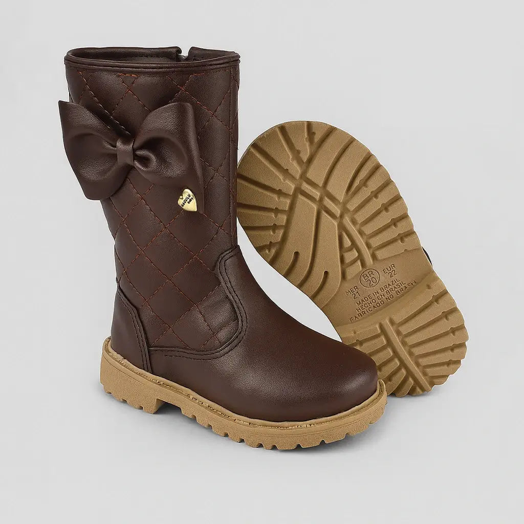 Bota Montaria Laço Matelassê
