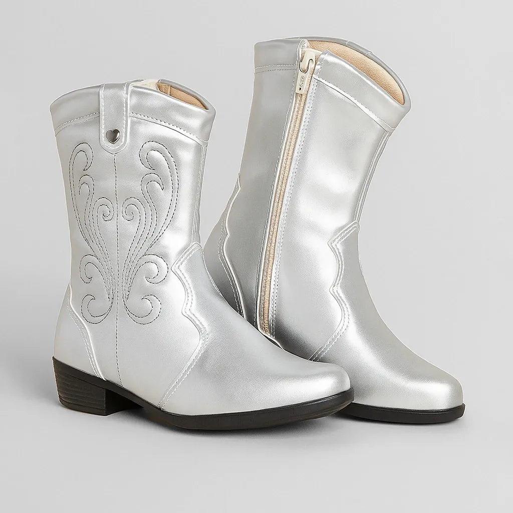 Bota Country Brilho Fino com Saltinho