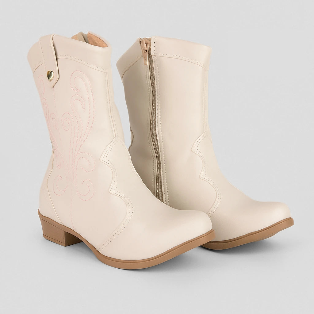 Bota Country Brilho Fino com Saltinho